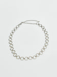 Chain belt Silver toned Lobster clasp fastening