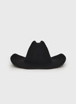 First Rodeo Cowboy Hat Black