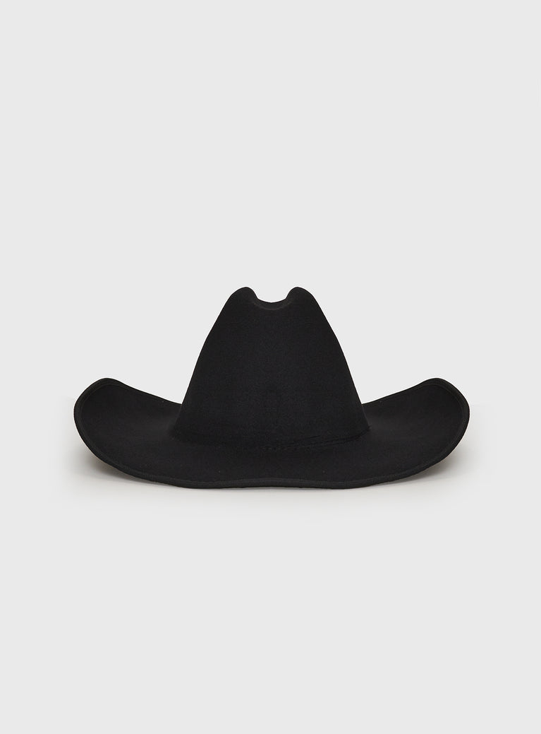 First Rodeo Cowboy Hat Black