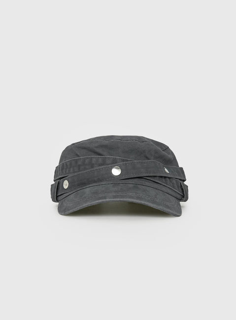 Such A Star Military Cap Charcoal
