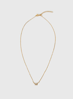 Angel 111 Gold Plated Necklace Gold
