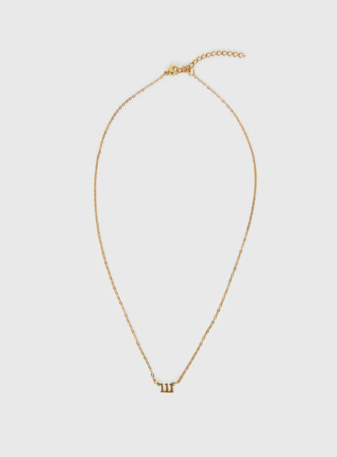Angel 111 Gold Plated Necklace Gold
