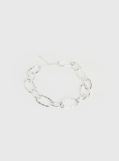 Labella Looped Necklace Silver