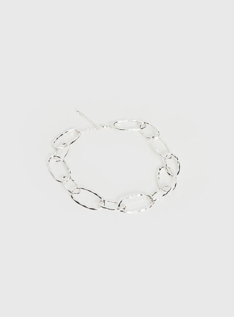 Labella Looped Necklace Silver