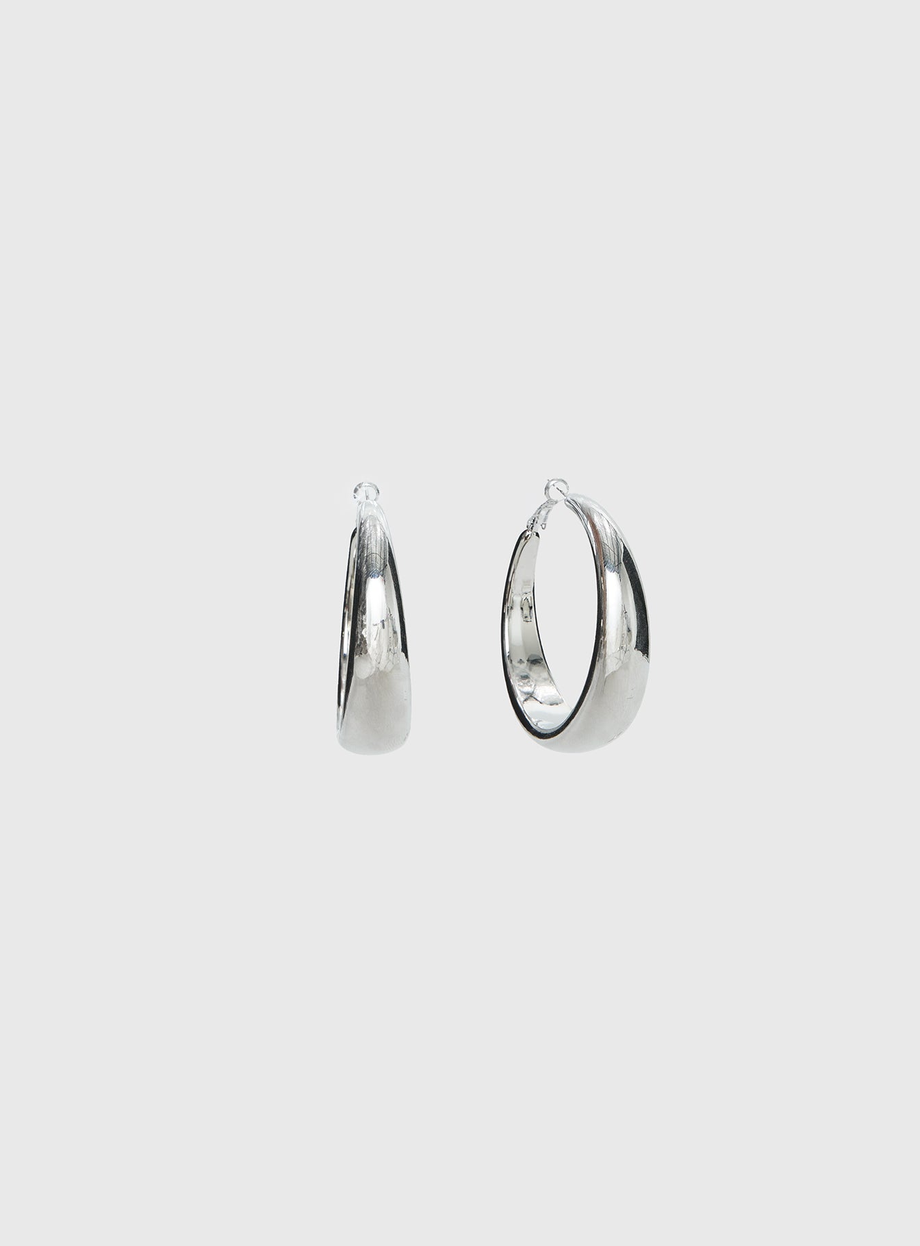 Raskin Hoop Earrings Silver