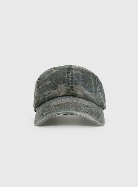Cadey Cap Washed Camo