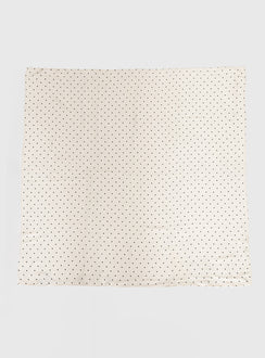 Wanna Be Mine Scarf Cream Polka