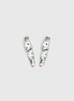 Kind To Another Hair Clips Silver / Multi