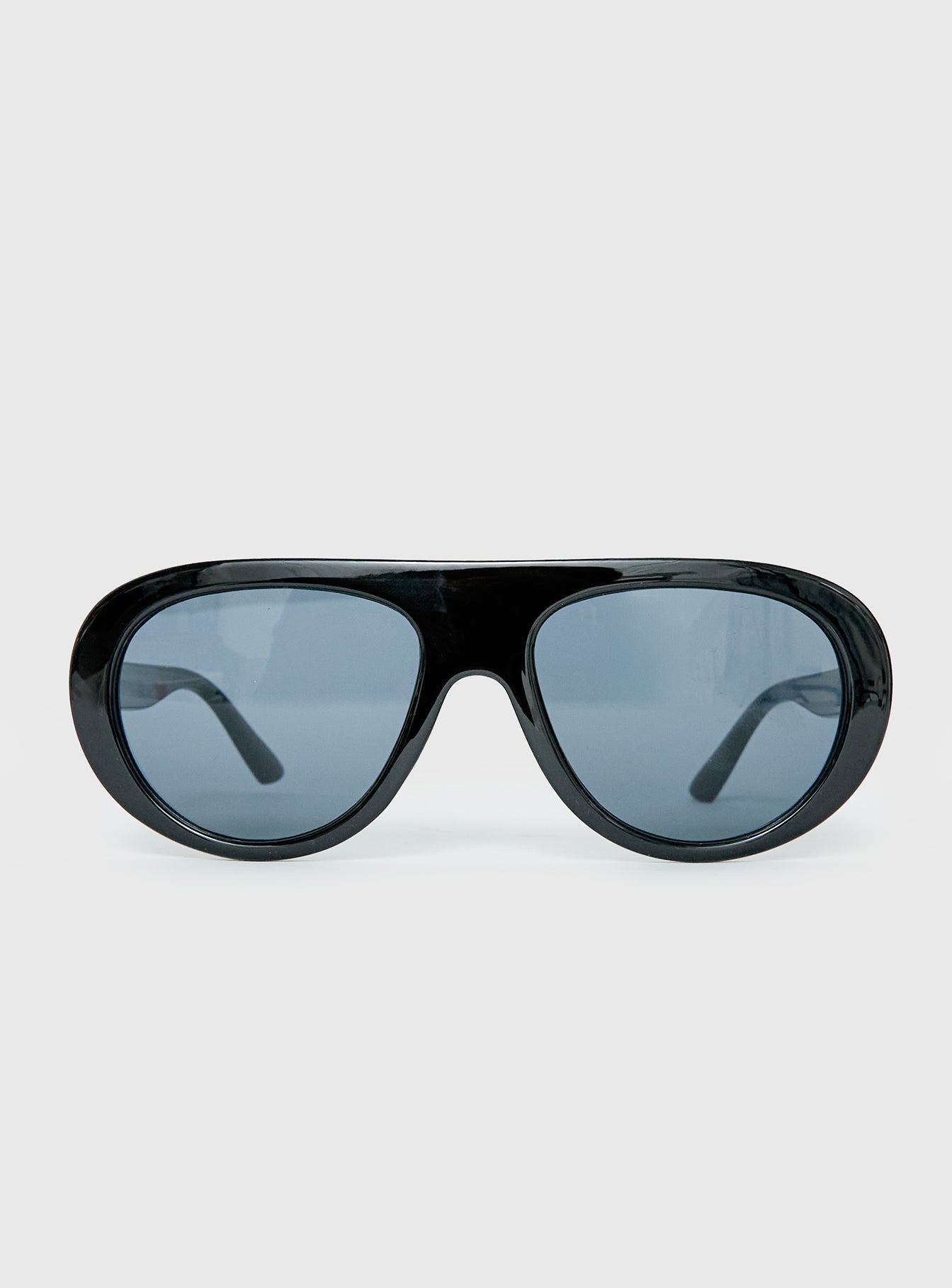 Amorra Oversized Aviator Sunglasses Black