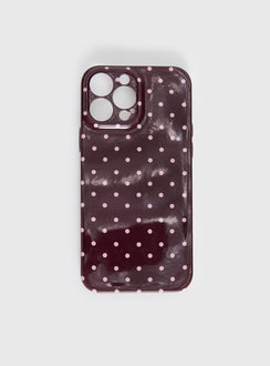 What You Wanted iPhone Case | Brown Polka Dot | Womens | Princess Polly Lower Impact What You Wanted iPhone Case | Brown Polka Dot | Womens | Princess Polly Lower Impact