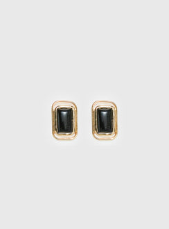 Kaelira Rectangle Earrings Gold