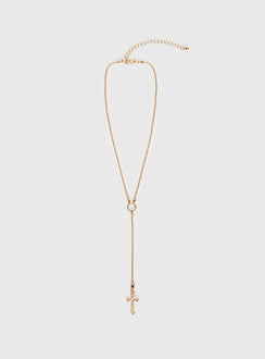 Arienne Y Necklace Gold