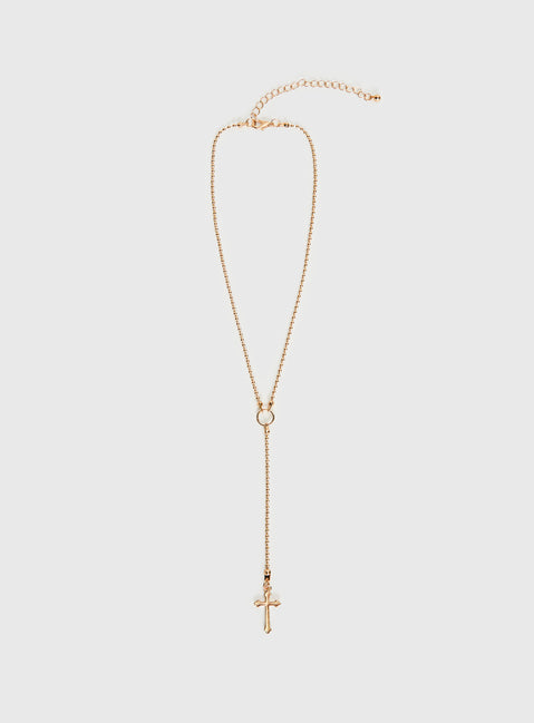 Arienne Y Necklace Gold