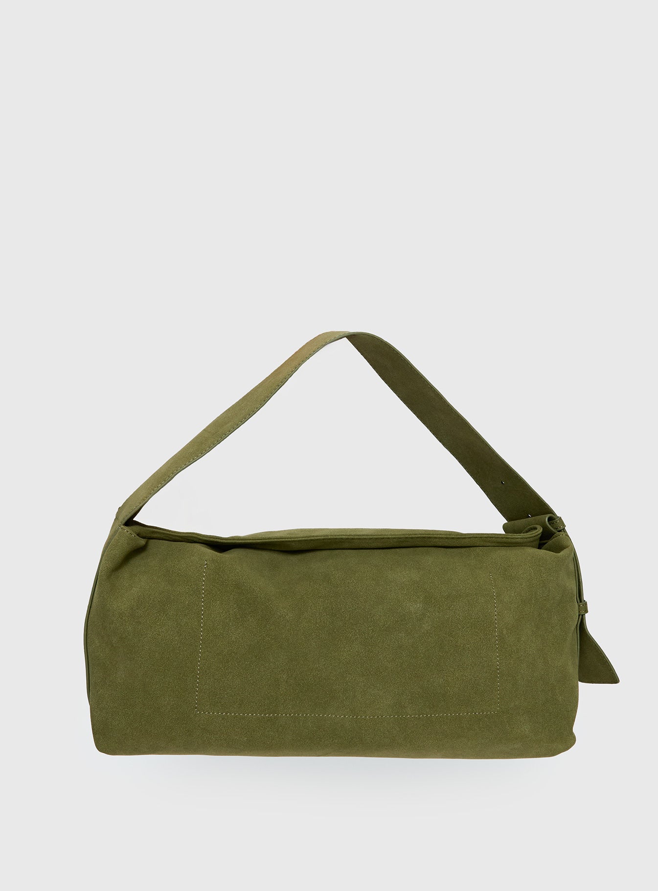 Seraphia Faux Suede Shoulder Bag Green | Princess Polly