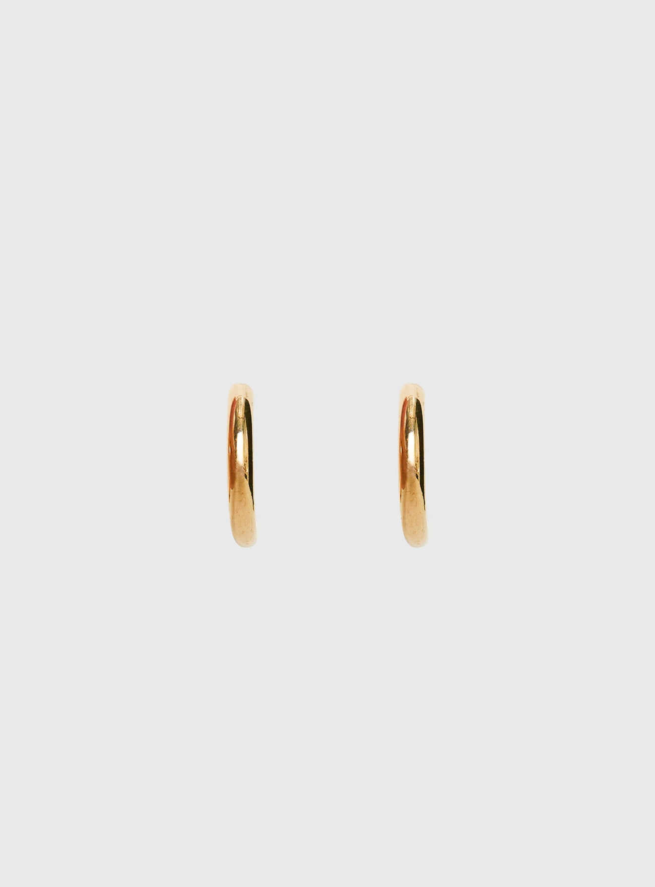 Tindra Gold Plated 25mm Hoop Earrings Gold