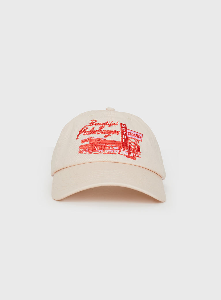 Dad cap Embroidered graphic print, adjustable straps