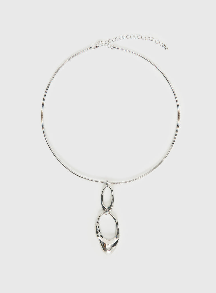 Marivella Pendant Necklace Silver | Princess Polly