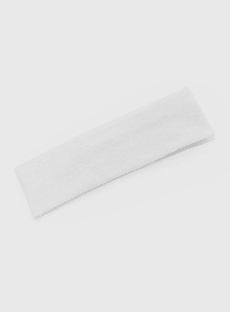 The Juney Headband White