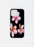 Graphic iPhone case Plastic clip-on style, lightweight