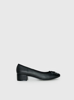 Therapy Diana Heeled Ballet Flats Black