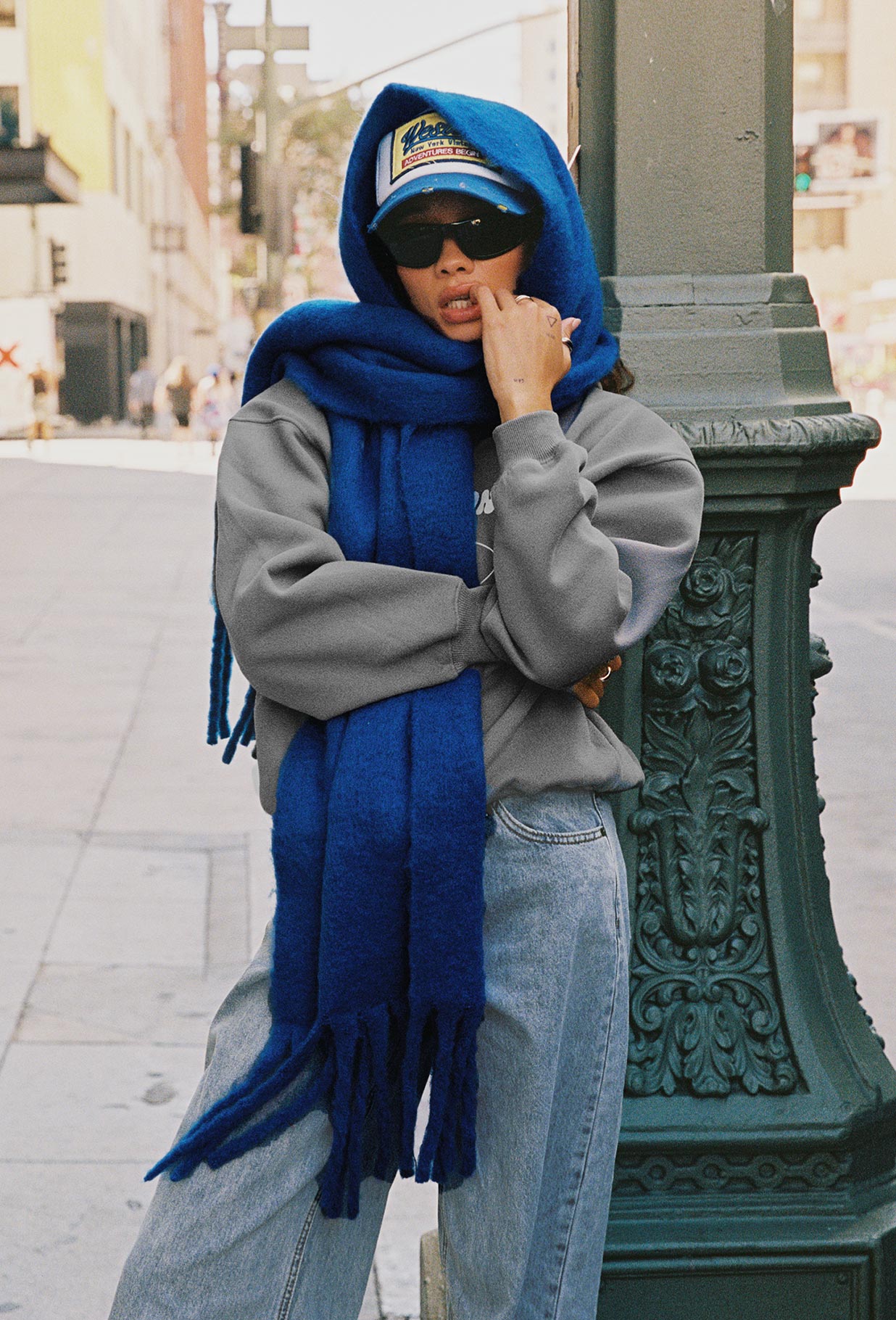 July Scarf Blue | Princess Polly