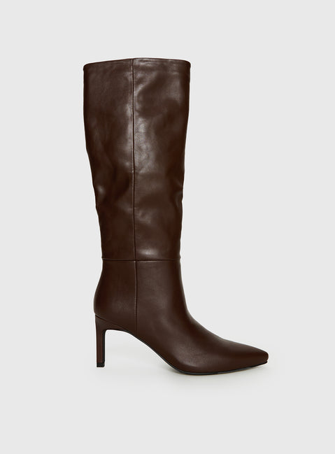 Billini Harlen Knee High Boots Brunette