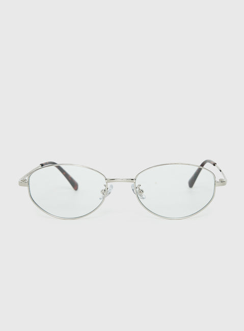 Aylaa Sunglasses Silver / Blue