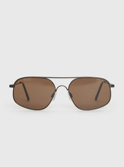 Elevation Aviator Sunglasses Bronze / Brown