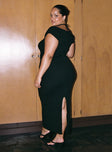 Larissa Maxi Dress Black Curve