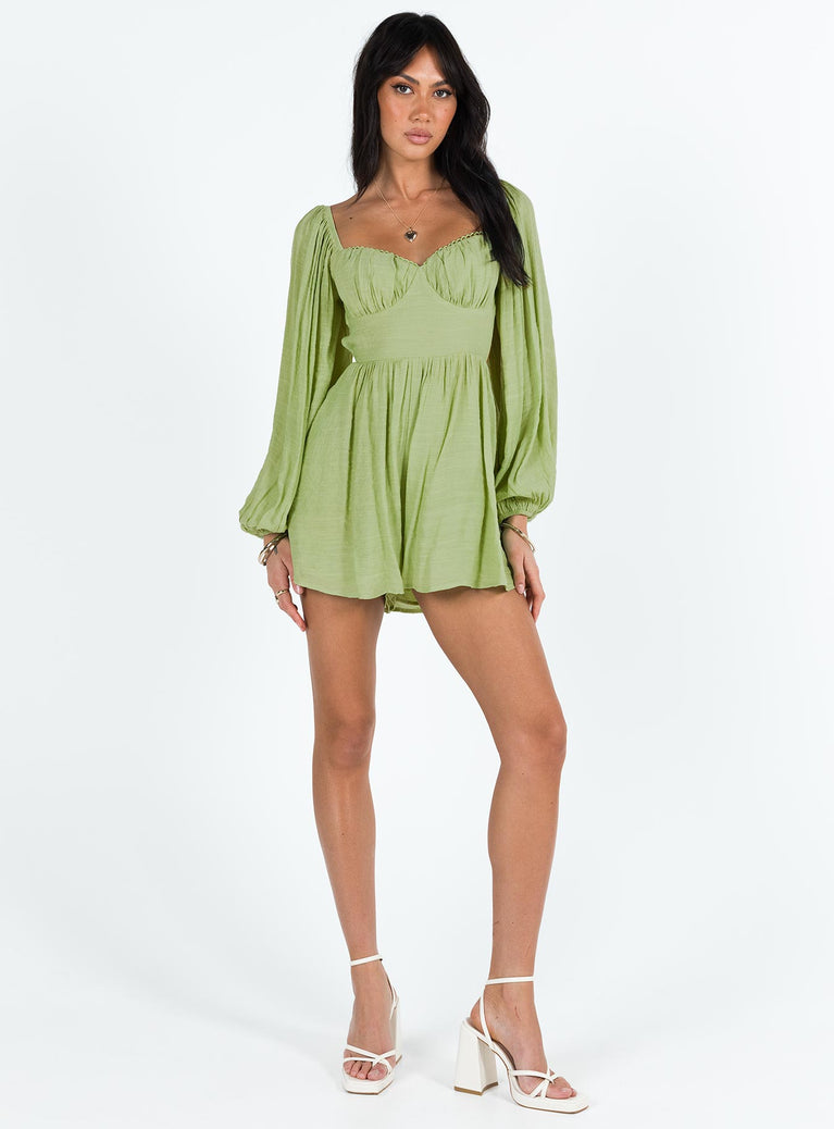 Danny Romper Green