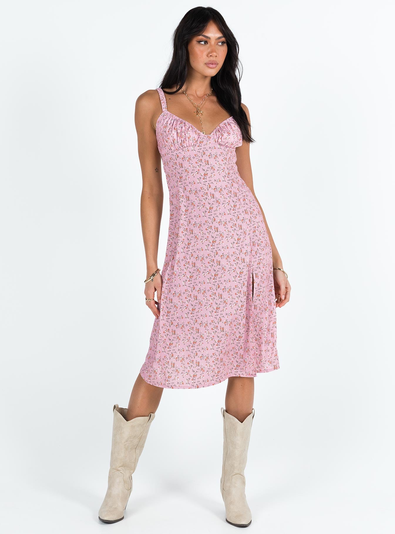 princess polly georgia midi dress Georgia Midi Dress Black