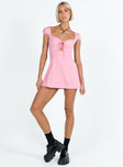 product Princess Polly Crew Neck  Alora Mini Dress Pink