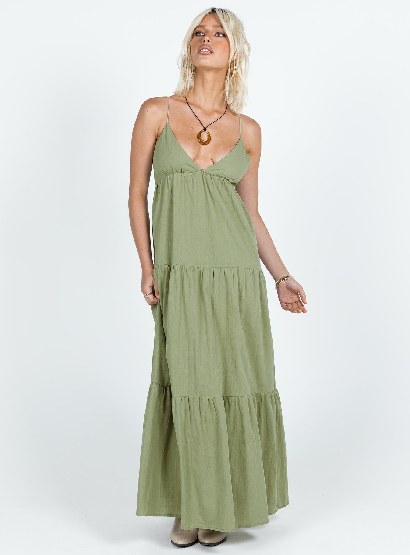 Chelsea Maxi Dress Sage Green | Princess Polly Chelsea Maxi Dress Sage Green | Princess Polly