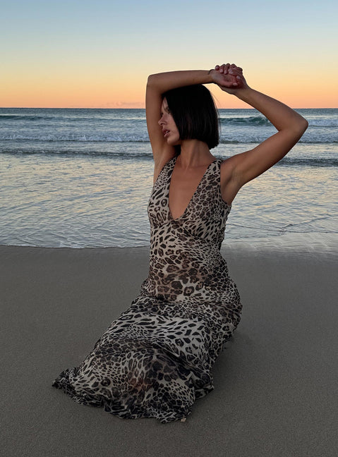 leopard dress princess polly Sanctuary Maxi Dress Leopard