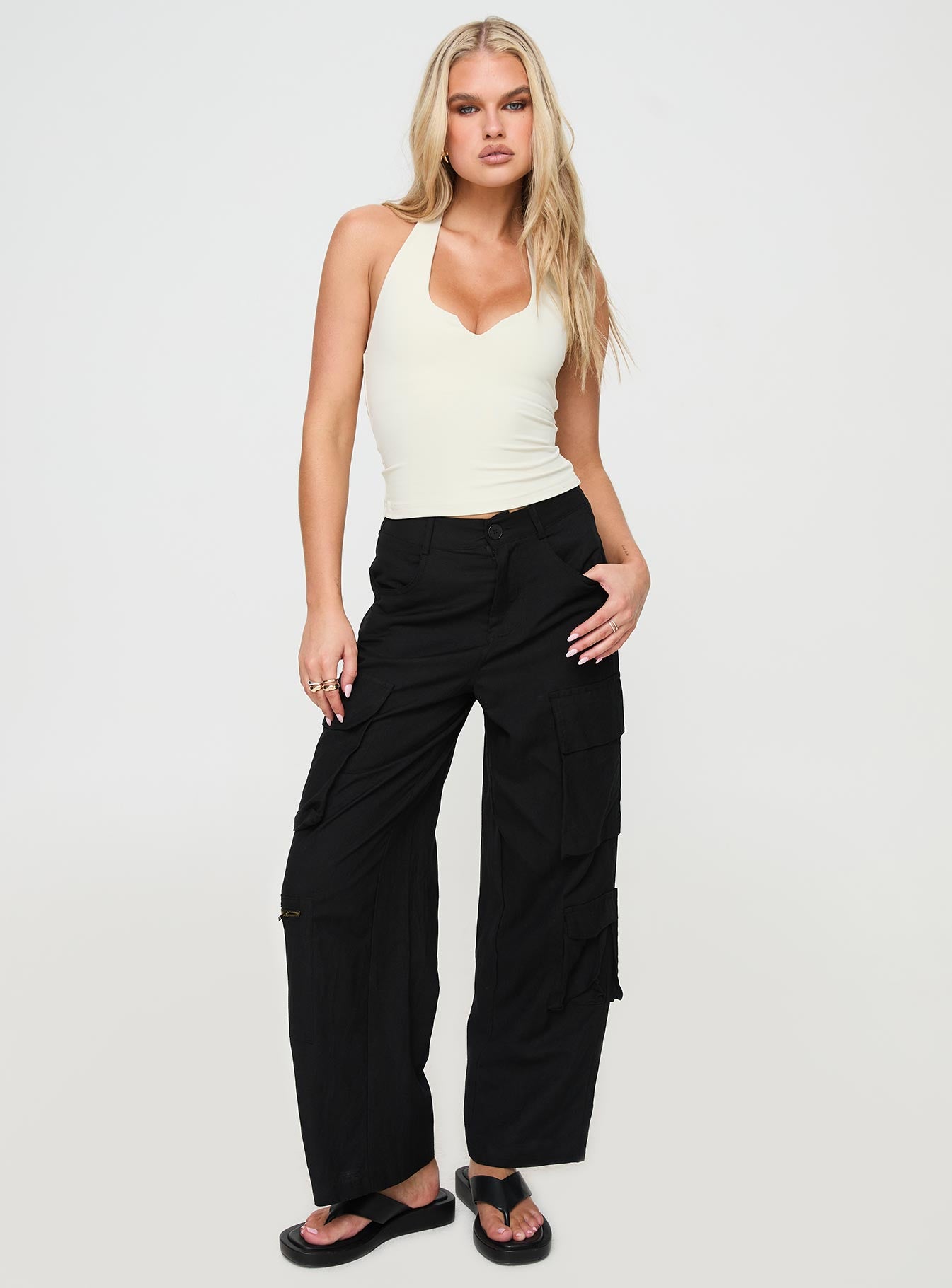 Humphrey cargo pant black