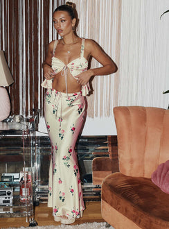 Alegria Top Floral Sleeveless Sweetheart 