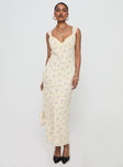 Fernwood Maxi Dress Yellow Floral