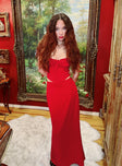 Orianne Maxi Skirt Red Princess Polly  Maxi 