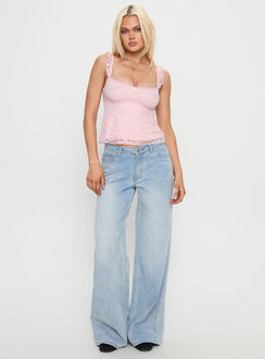 Madaleine Lace Top Pink