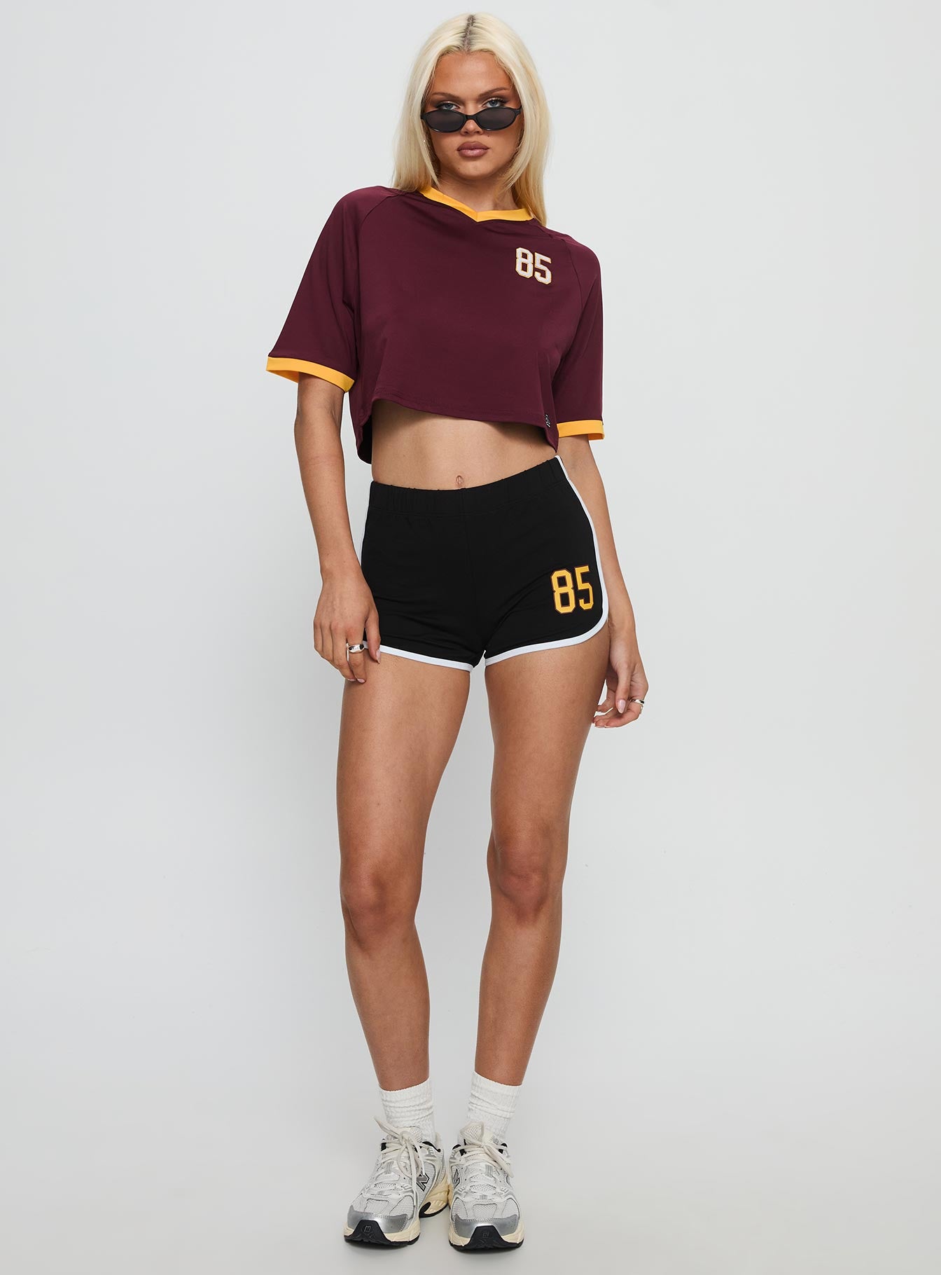 ASU Cropped Soccer Jersey Tee | Princess Polly