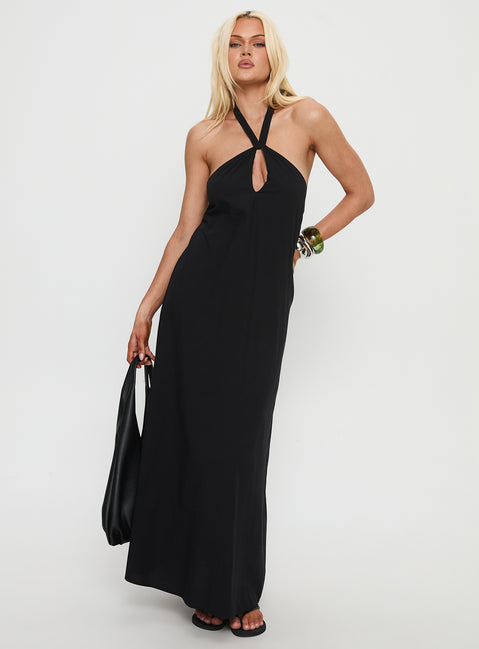 princess polly kyanne maxi dress Princess Polly: KYANNE HIGH SPLIT MAXI DRESS CREAM MULTI