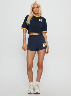 UC Berkeley Cropped Soccer Jersey Tee Blue