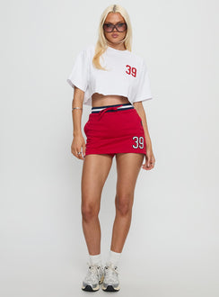Boston University Track Top White