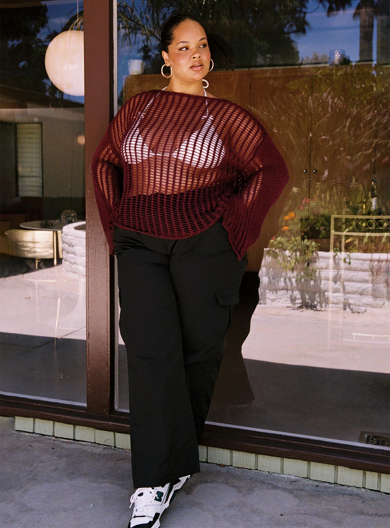 product Princess Polly Low Rise Pants  Flossie Parachute Pants Black Curve