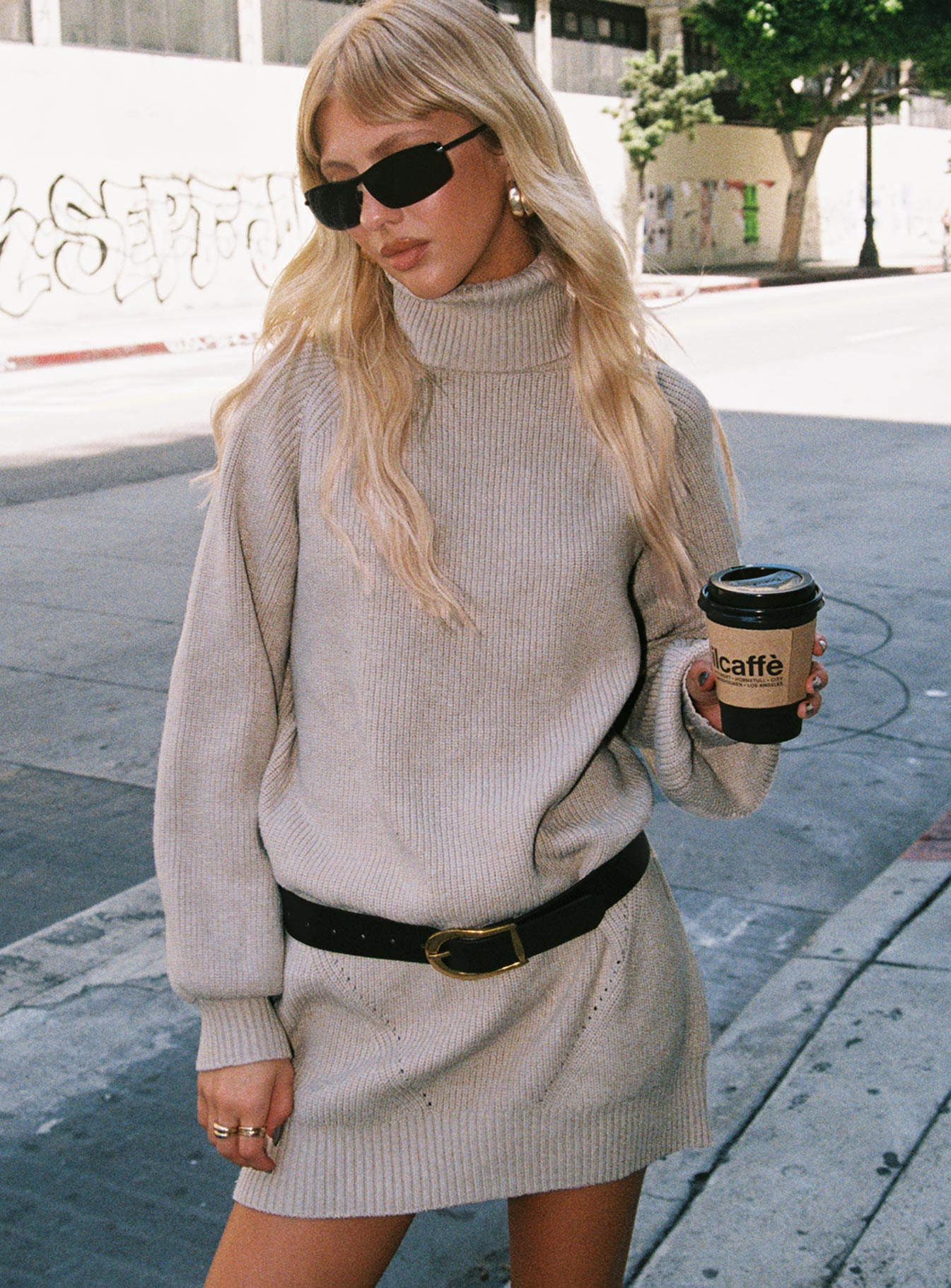 Baggy sweater hot sale dress