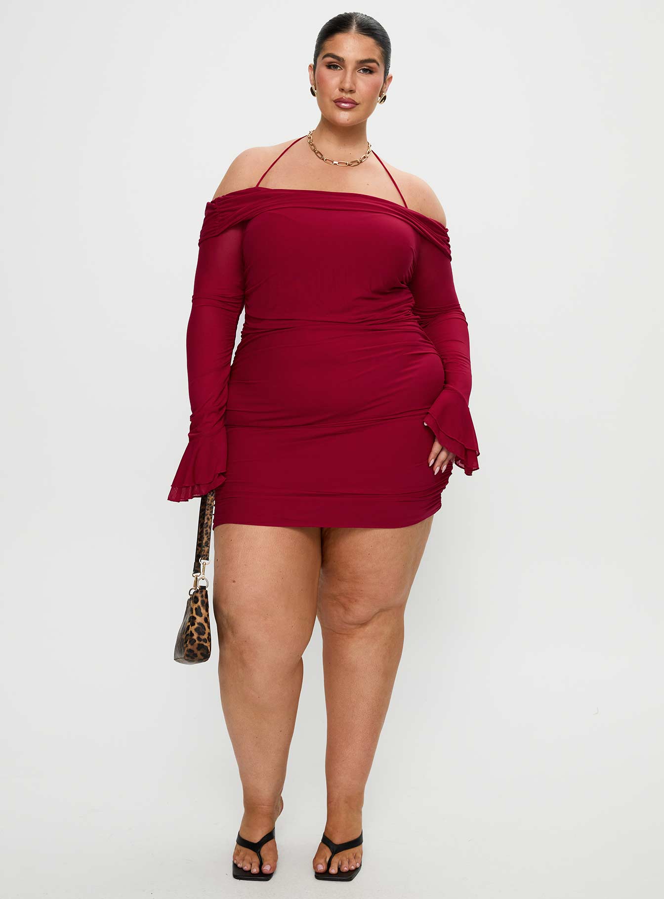 princess polly red off the shoulder dress Heartthrobs Off The Shoulder Maxi Dress Red