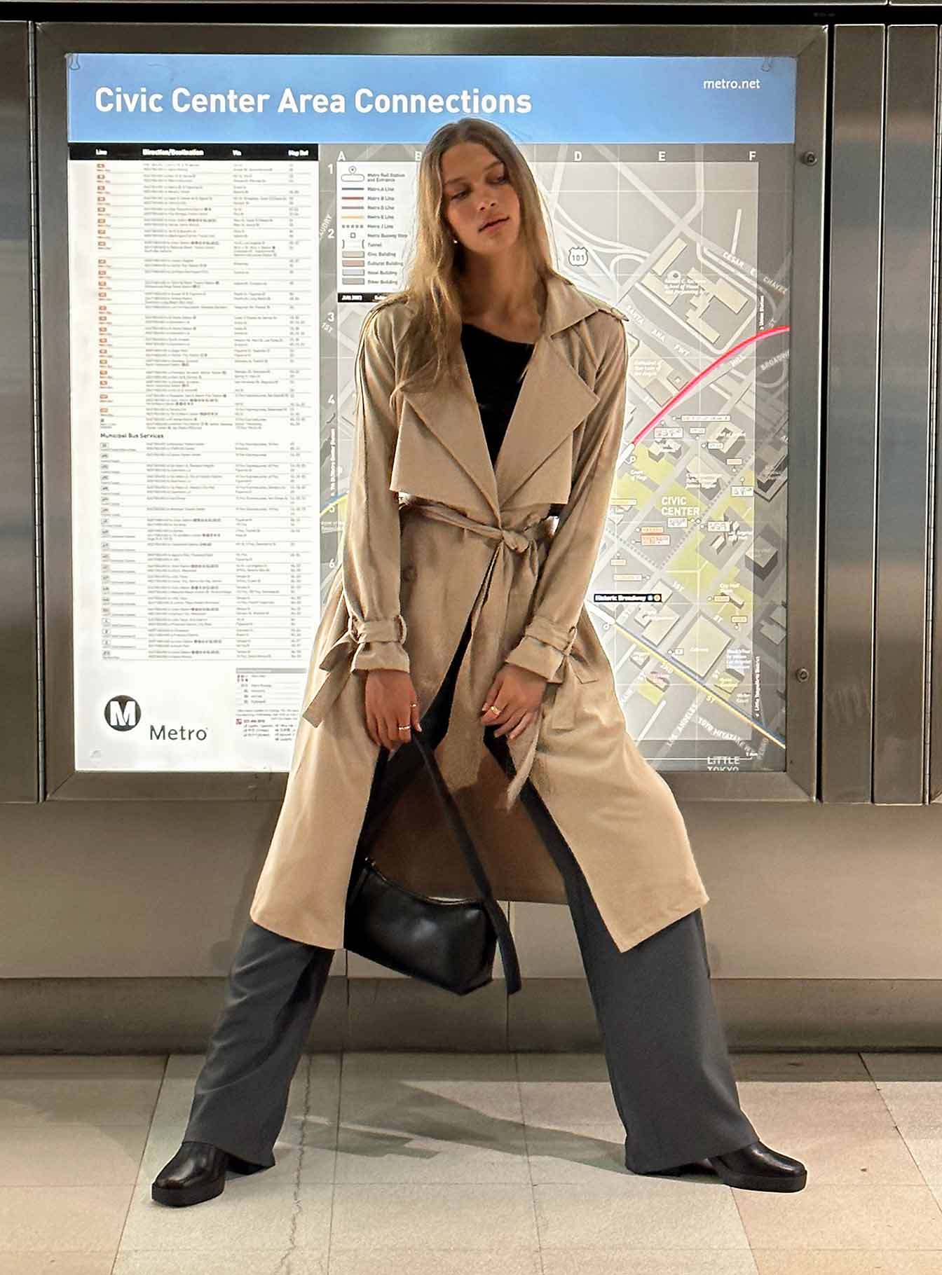 Cassie trench coat