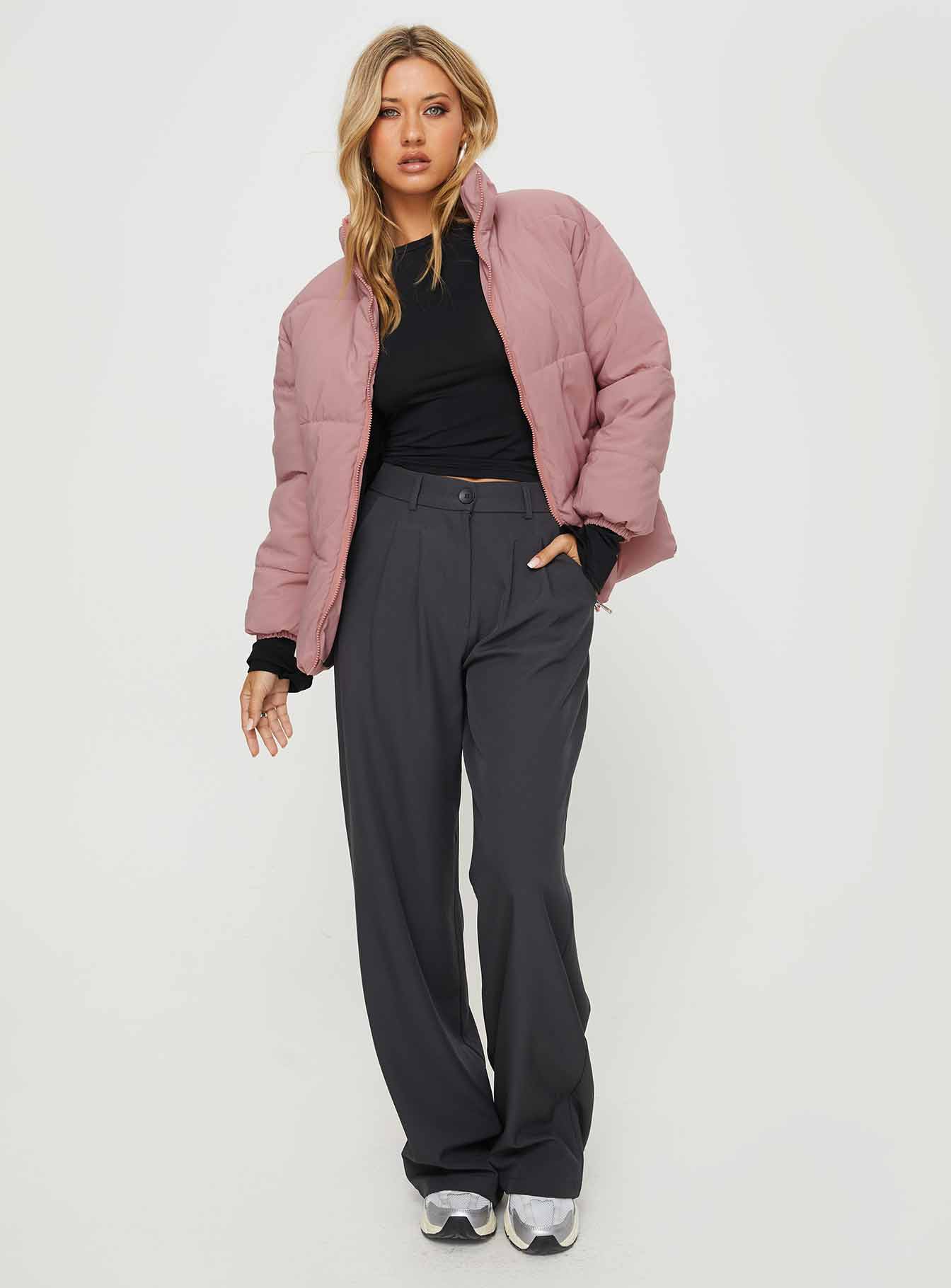 Larz puffer jacket pink