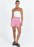 Whiston Shorts Pink Princess Polly high-rise 