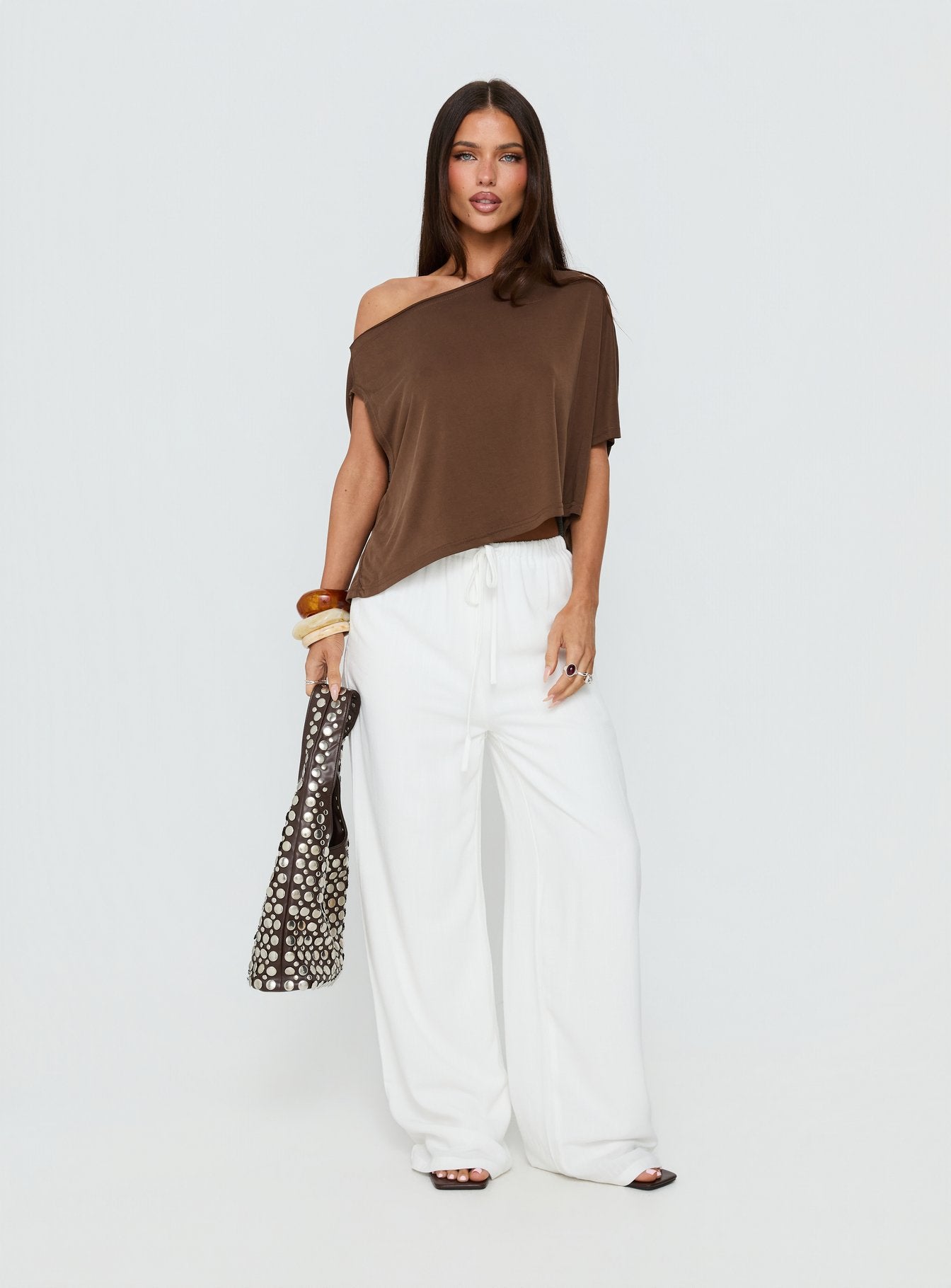 Parklea Linen Blend Pants White